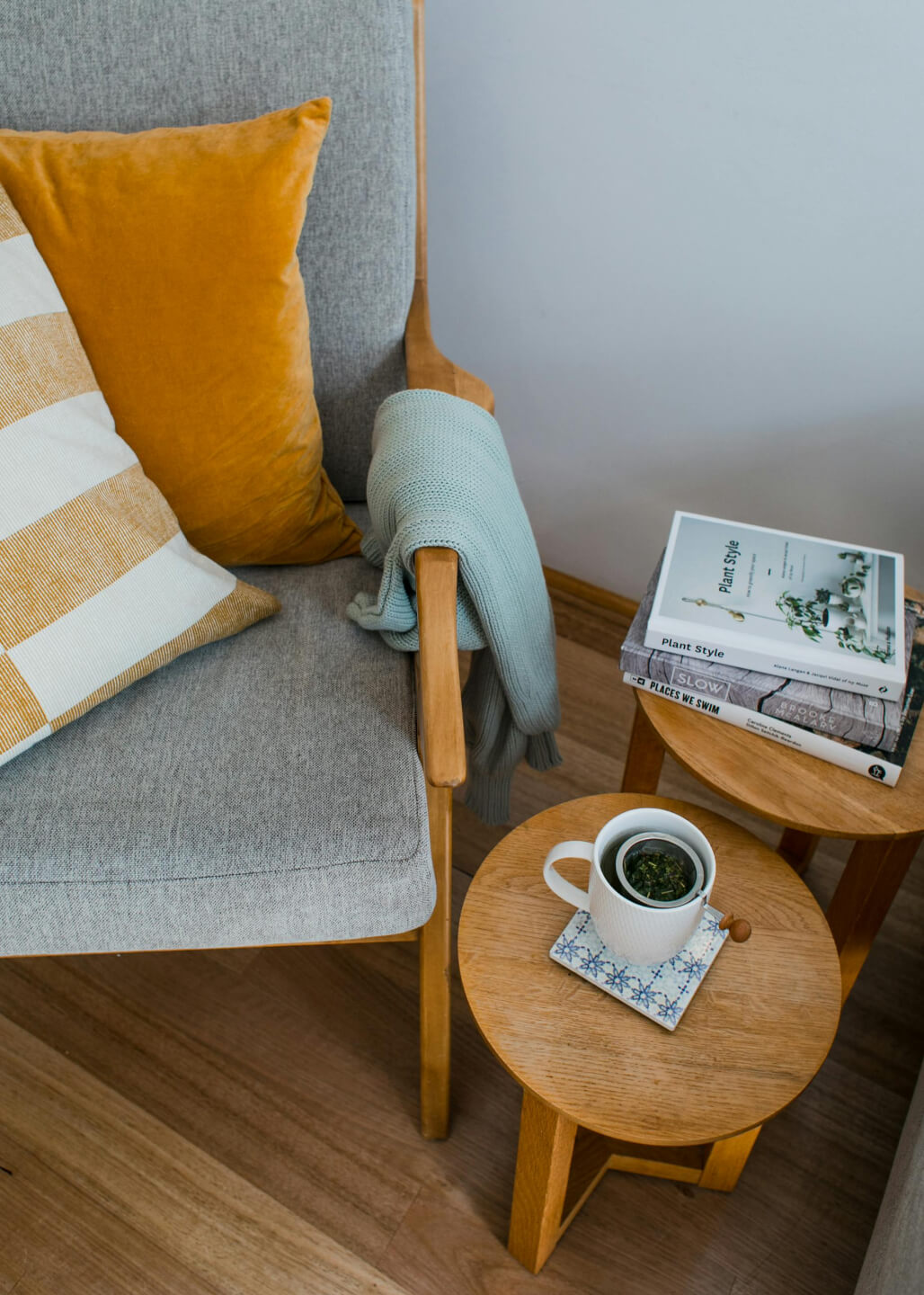 Chair and table